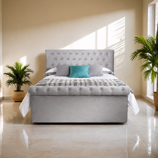 Alexandra Chesterfield Ottoman Bed Frame with Storage
