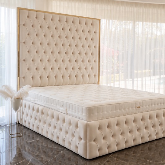 Turbo Chesterfield High Base Bed Frame