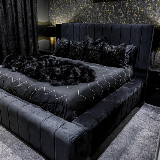 Tamsin Panel Winged Ambassador Bed Frame
