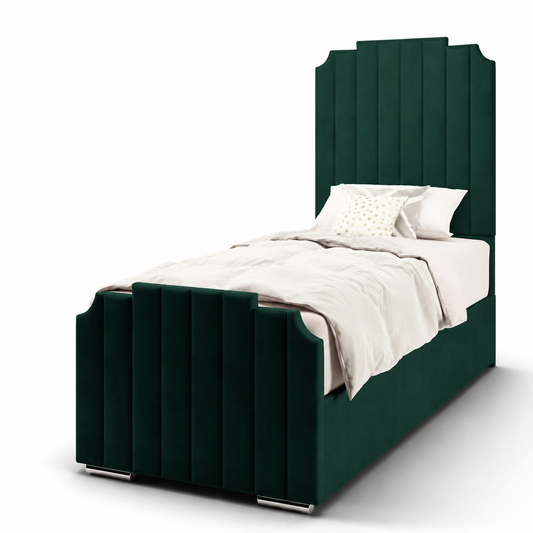 Maximus Kids bed in Plush Velvet Fabric