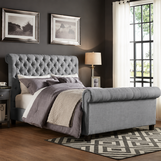 Brussel Sleigh Bed Frame