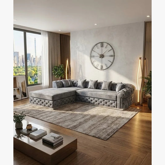 Sperryville Upholstered Sofa in Chesterfield Design