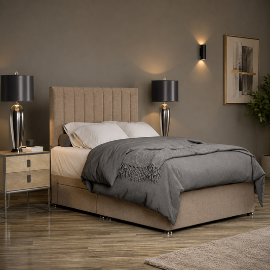 Luke panel Divan Bed Frame