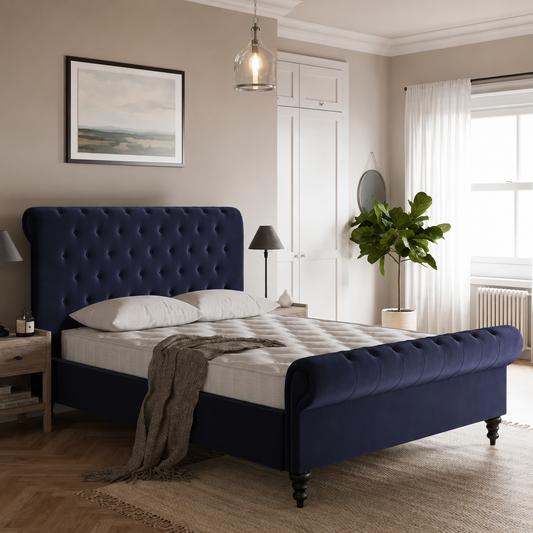 Estonia Chesterfield Upholstered Bed Frame