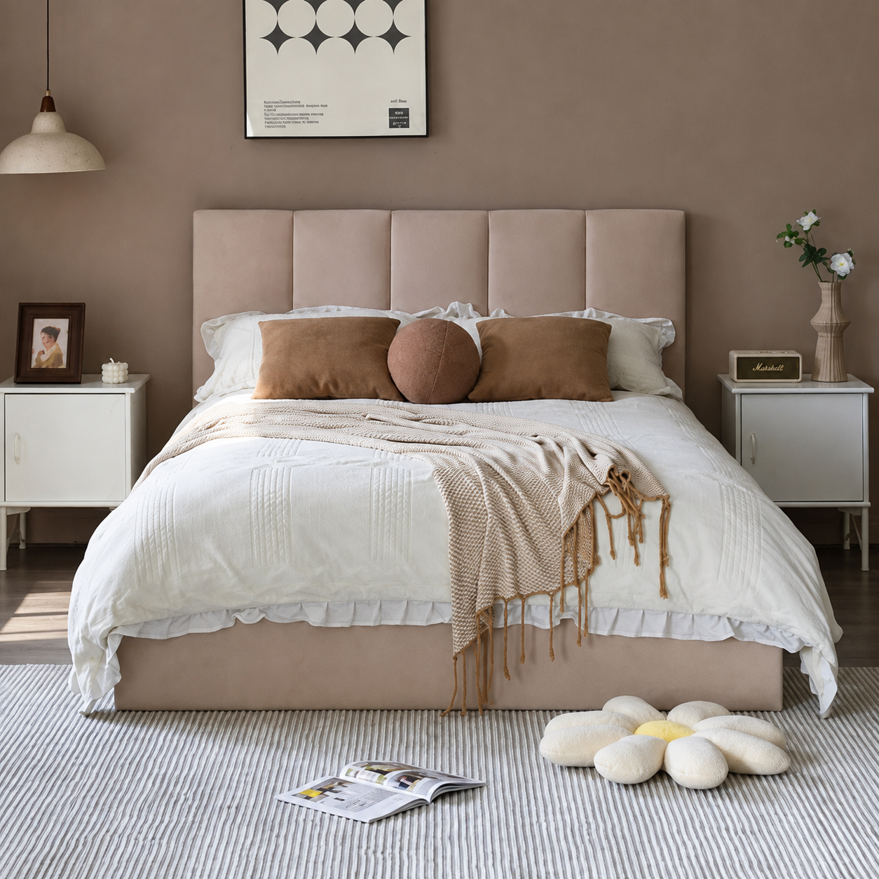 Alfie Gas Lift Ottoman Storage Bed Frame