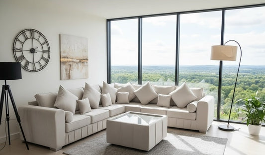 Royal Luxury Sofa in Plush Velvet Fabric