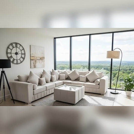 Royal Luxury Sofa in Plush Velvet Fabric