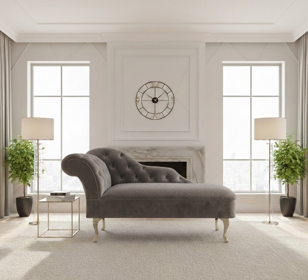 Lucian 2 Seater Tufted Lounge & Chesterfield Accent Sofa with both Right/Left Chaises