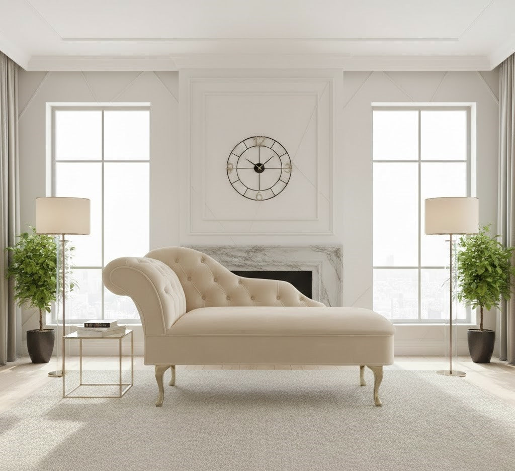 Lucian 2 Seater Tufted Lounge & Chesterfield Accent Sofa with both Right/Left Chaises
