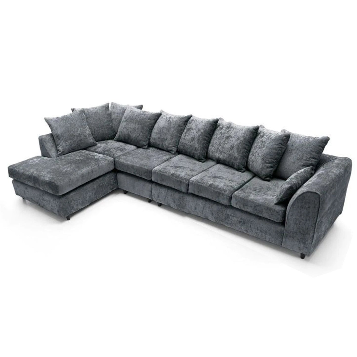 Stone Aura Left-Hand Chaise L-Shaped Sofa