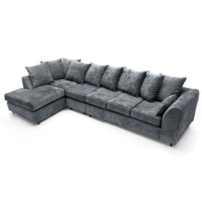 Stone Aura Left-Hand Chaise L-Shaped Sofa