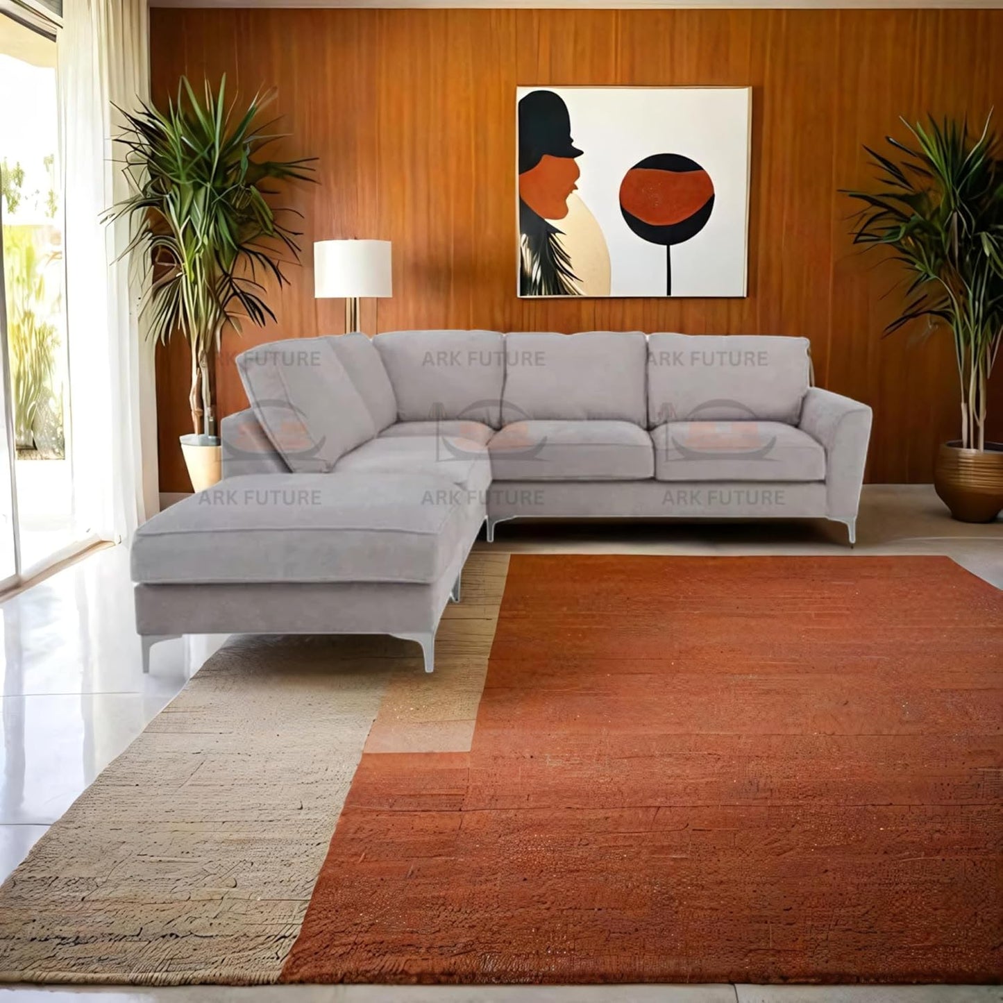 Sovereign Classic Fabric Corner Sofa – Modern L-Shaped Couch