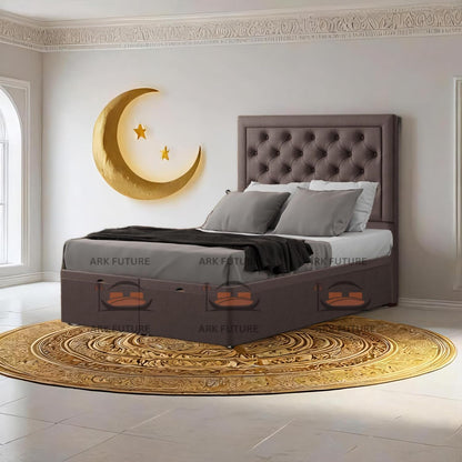 Ottoman Upholstered Storage Bed with Gas Lift – Modern & Durable