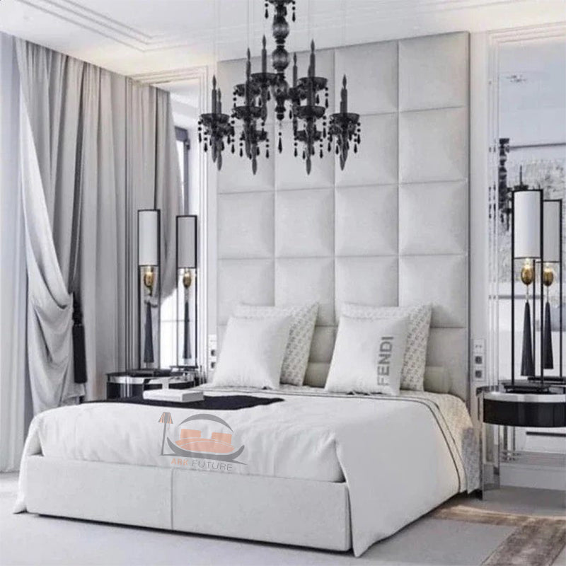 Sterling Cubed High Headboard Bed Frame