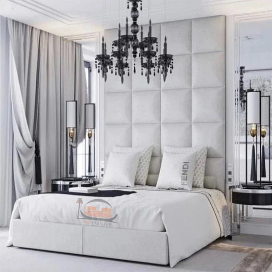 Sterling Cubed High Headboard Bed Frame