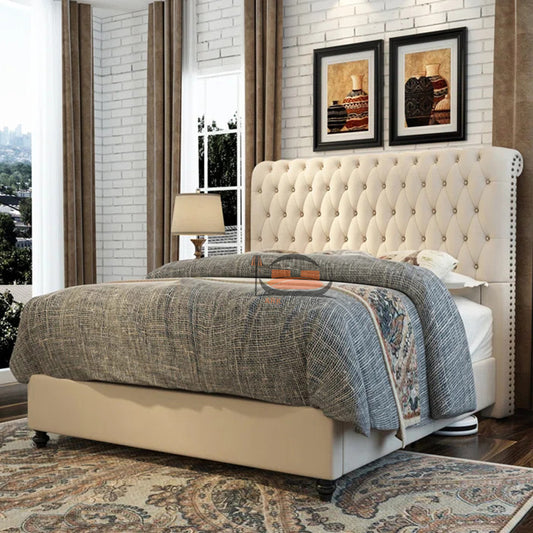 Justin Sleigh Bed Frame