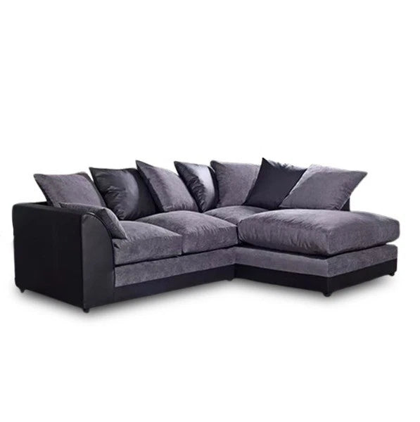 Urban Crest Modern Lounge L-Shaped Sofa In Right/Left Chaise