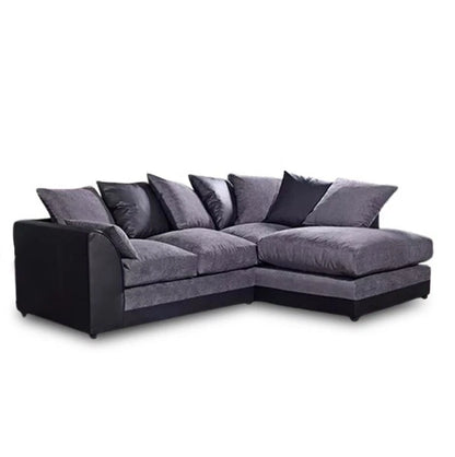 Urban Crest Modern Lounge L-Shaped Sofa In Right/Left Chaise