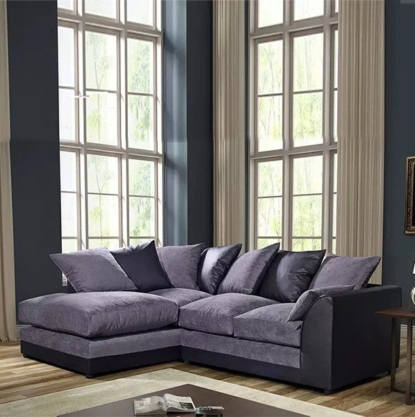 Urban Crest Modern Lounge L-Shaped Sofa In Right/Left Chaise