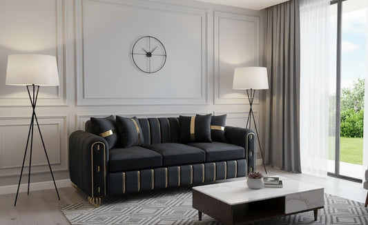 Tempter 3 Seater Sofa in Plush Velvet