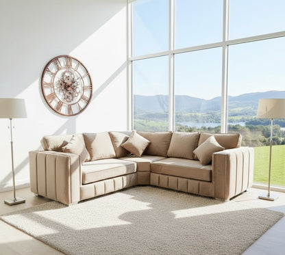 Victor Sofa in Plush Velvet Fabric