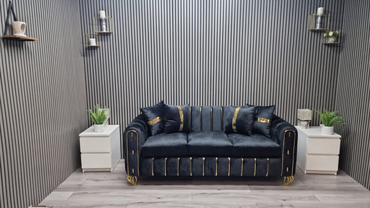 Tempter 3 Seater Sofa in Plush Velvet