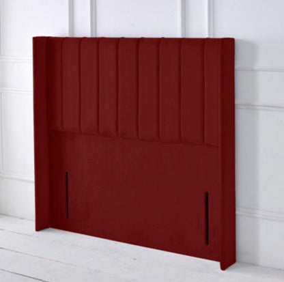 Lexi Winged Panel Upholstered Floor Standing Headboard