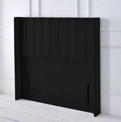 Lexi Winged Panel Upholstered Floor Standing Headboard