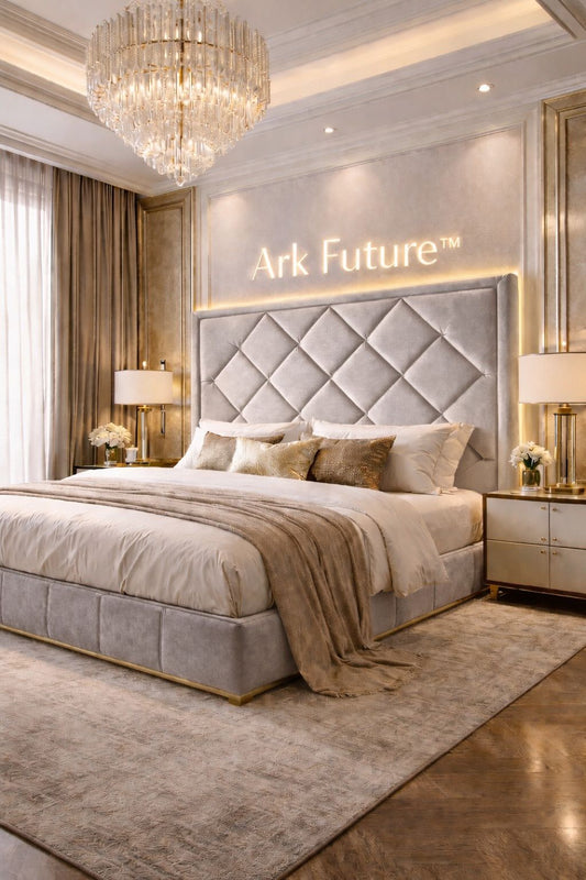 Malborne Chesterfield Luxury Bed Frame in Plush Velvet