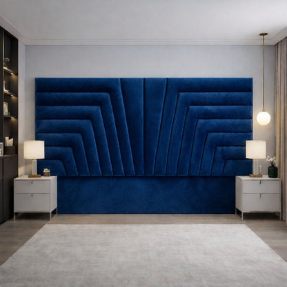 Jimmy Luxury Art Deco Wide Headboard