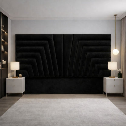 Jimmy Luxury Art Deco Wide Headboard