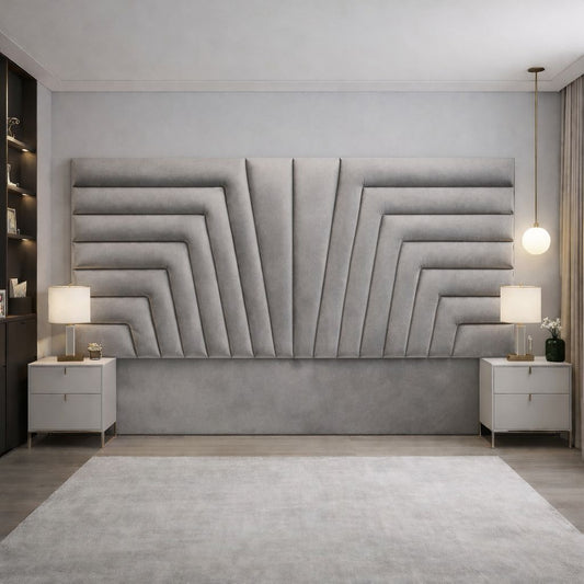 Jimmy Luxury Art Deco Wide Headboard