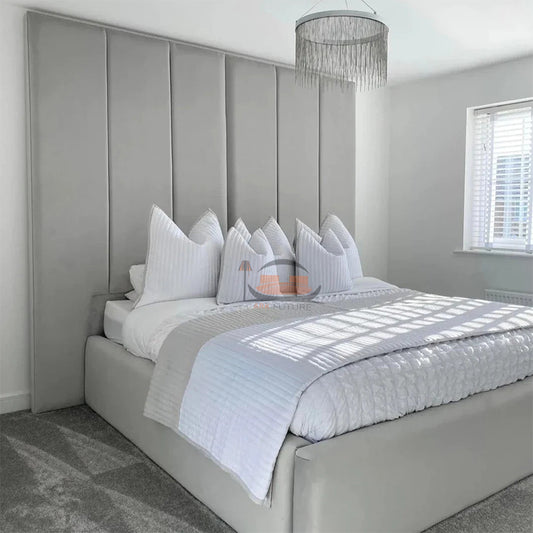Zander Panel Upholstered Bed Frame