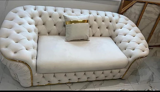 Starbuck Chesterfield Ambassador 3 Seater Sofa in Plush Velvet Fabric
