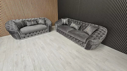 Stratus 3 Plus 2 Ambassador Chesterfield Sofa