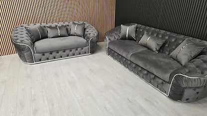 Stratus 3 Plus 2 Ambassador Chesterfield Sofa