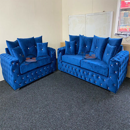 Miami Chesterfield Three Plus Two Sofa With Diamond Buttons