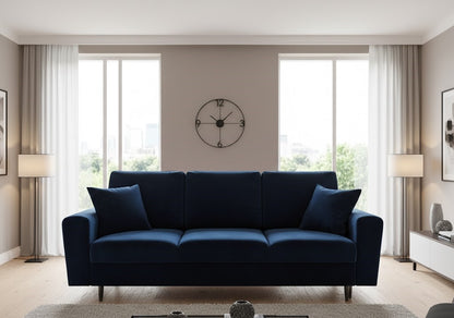 Florence 3 Seater Sofa in Plush Velvet Fabric