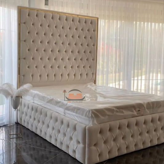 Turbo Chesterfield High Base Bed Frame