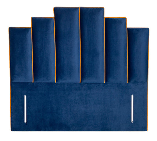 Cynthis Art Deco Floor Standing Steps Headboard