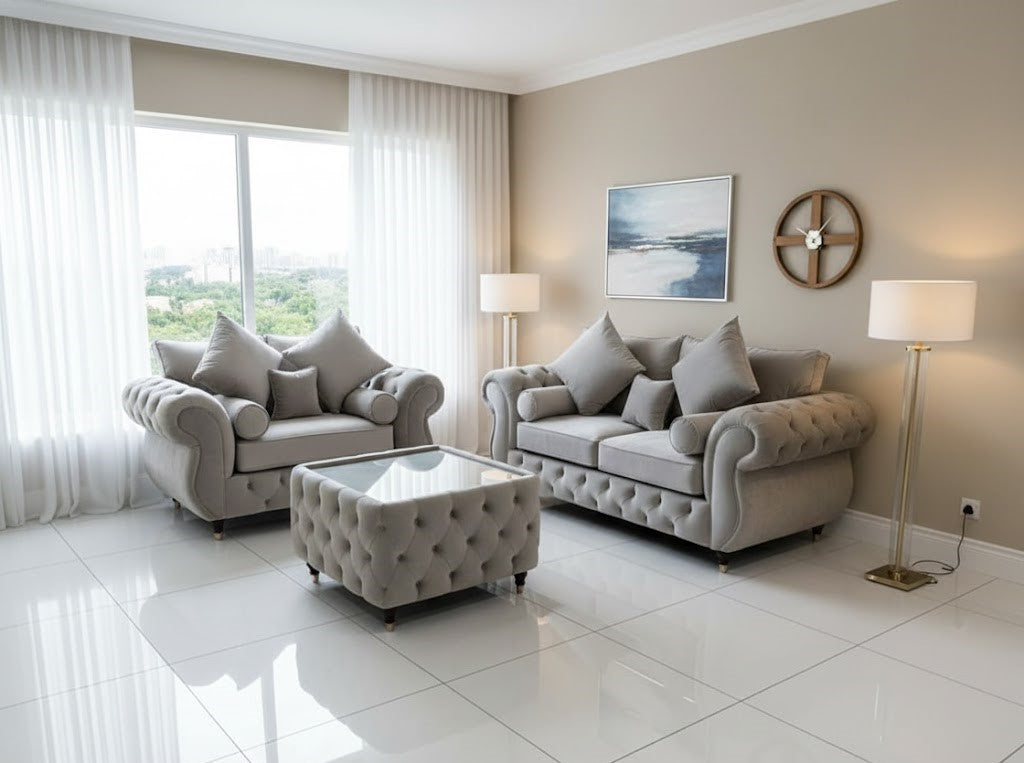 Sumptuous 3 Plus 2 Seater Sofa Set