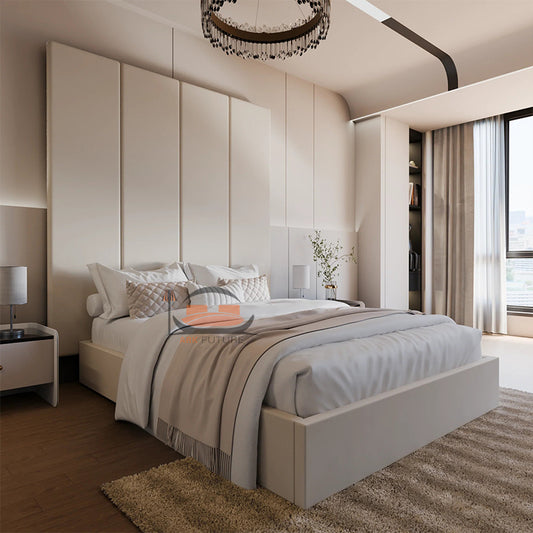 Ark Panel Ottoman Bed Frame With High Headboard