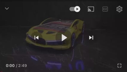 LED Car Kids Bed in Different Colors