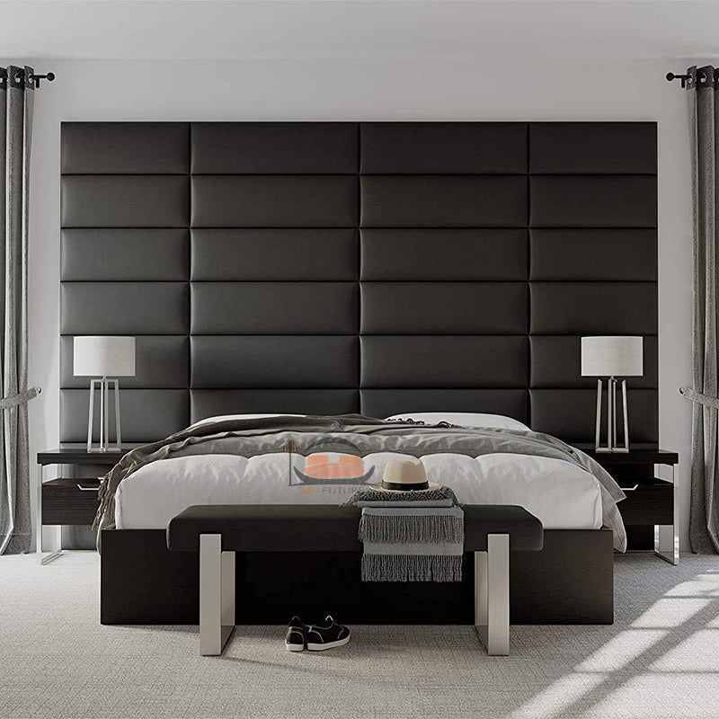Sebastian Tiles Bed With High Headboard