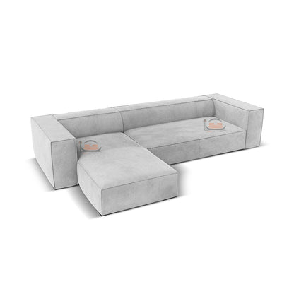 Burger Right and Left hand Corner Sofa in Plush Velvet Sofa