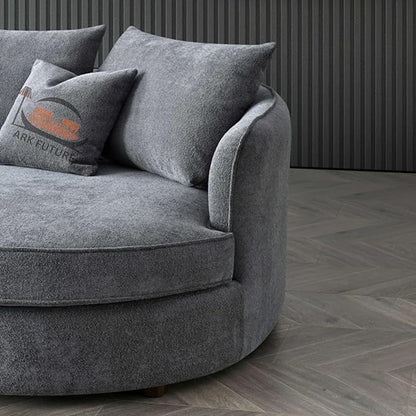Rubin Corner Chaise Sofa in Charcoal Boucle, Modern Design with Chaise. (Charcoal)