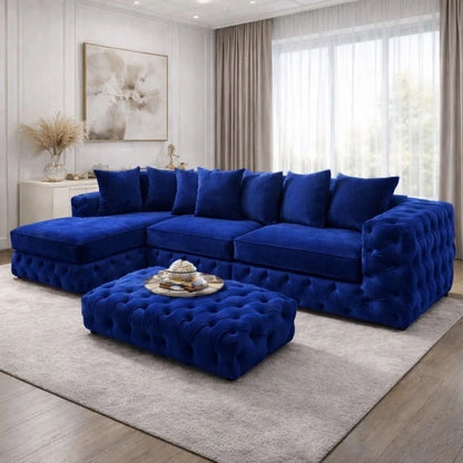 Montara Luxury L Shape Corner Sofa In Left or Right Hand Chaise