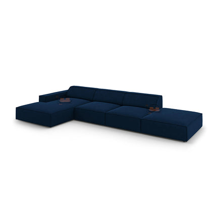 5 Seater Sofa in Left and Right Side Option In Plush Velvet Fabric