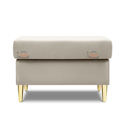 Milo Plush Velvet Foot Stool