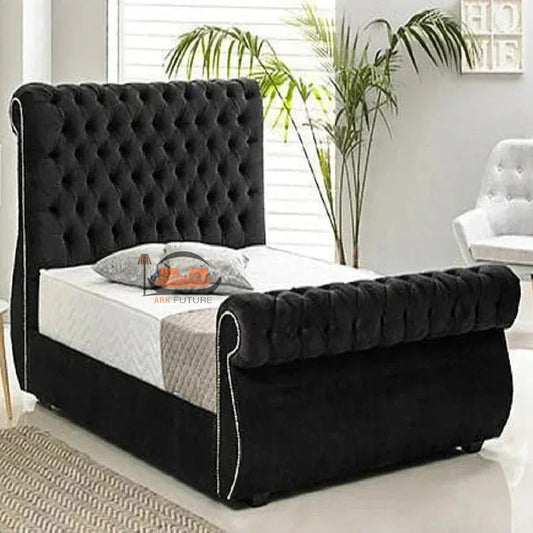 Nampi Swan Sleigh Bed